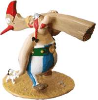 Obelix mit Galionsfigur