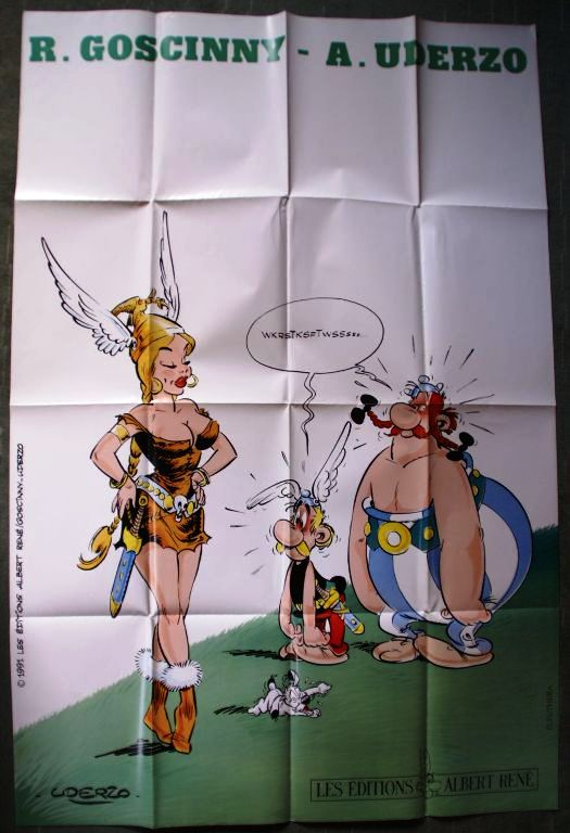 Vorank.-Plakat mit 'La Belle Gauloise' anlässl. des Ersch. von Band 29 (1991).jpg