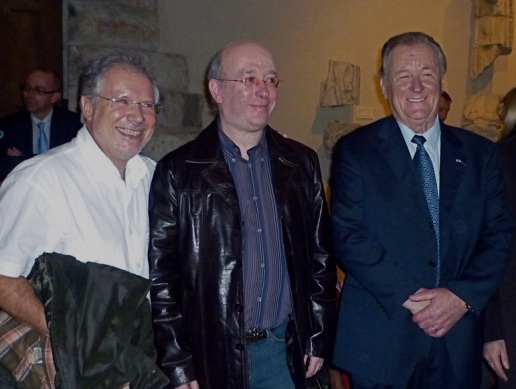 Thierry et Frédéric Mébarki, A. Uderzo.jpg