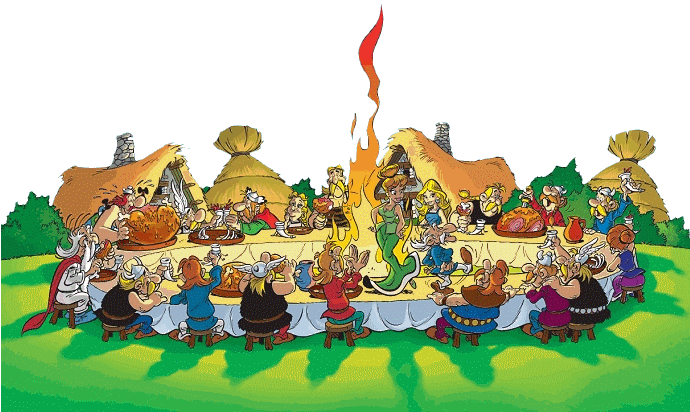 banquet gaulois - 'table dance'.gif